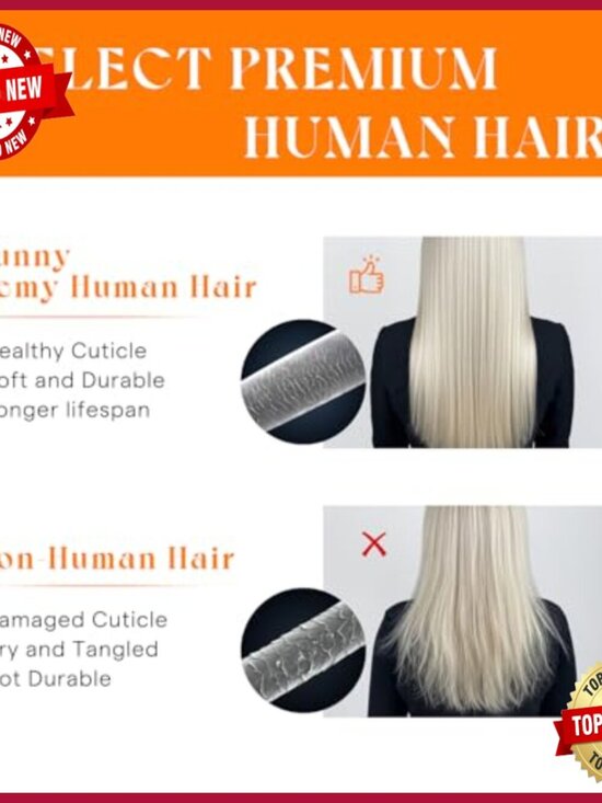 22 Inch Human Hair Extensions Double Weft 100G Sew In Full Head main image 4
